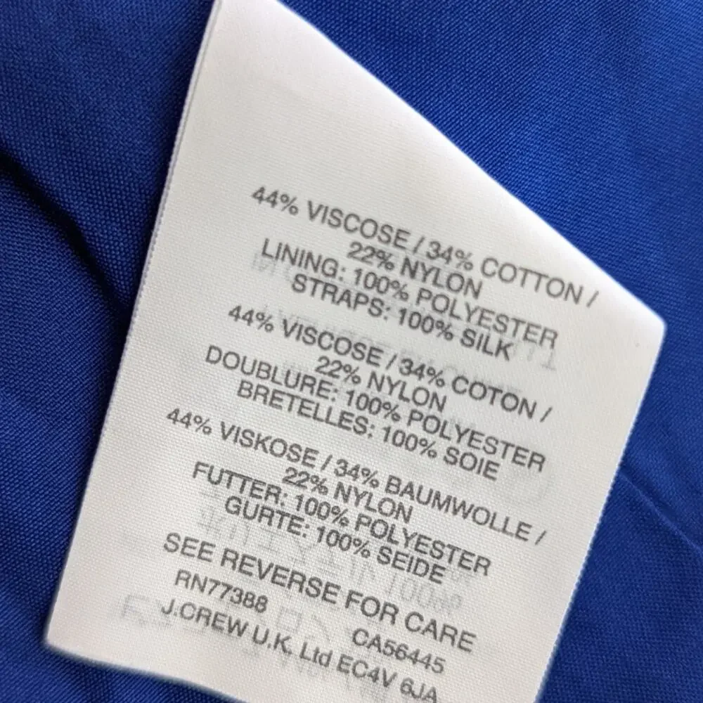 J. Crew Lydia Dress Leaver's Lace Sz 4 Bridesmaid Wedding Navy Sheath Midi - Picture 6 of 7